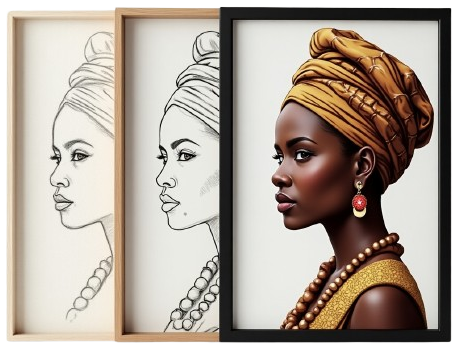 Portrait artwork